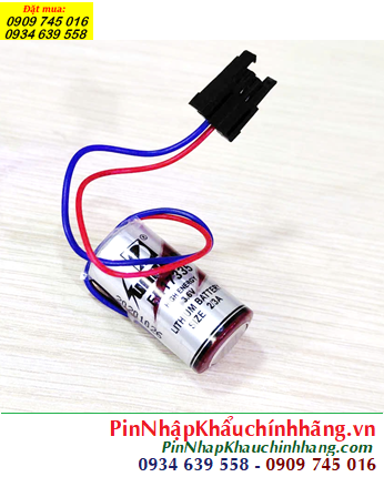 Sunmoon ER17335 (Zắc Mitsu) _Pin nuôi nguồn PLC Sunmoon ER17335 lithium 3.6v 2/3A 2100mAh